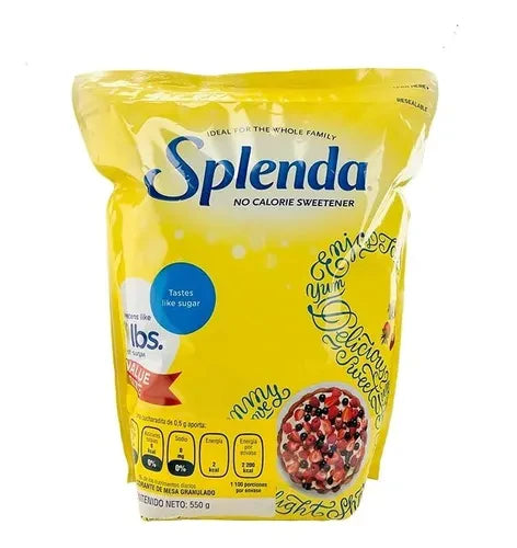 ENDULZANTE SPLENDA BOLSA 550  GR.