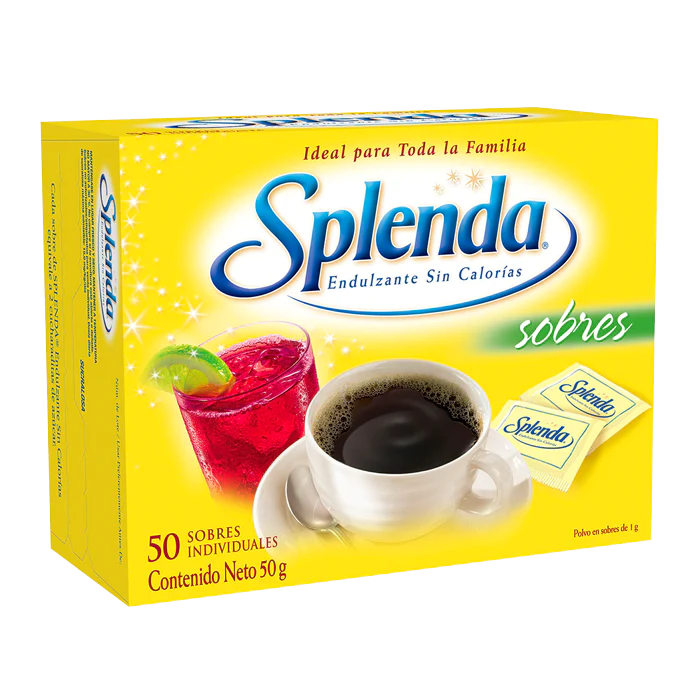 ENDULZANTE SPLENDA 50 SOBRES 50  PZA.