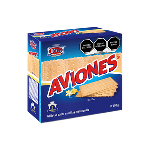 GALLETAS AVIONES DONDE CAJA 450  GR.