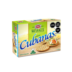 GALLETAS CUBANAS INTEGRALES DONDE CAJA 525  GR.