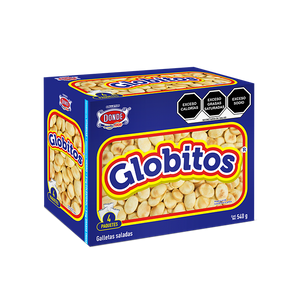 GALLETAS GLOBITOS DONDE CAJA 540  GR.