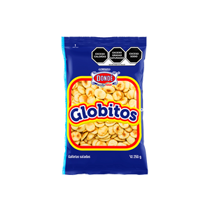 GALLETAS GLOBITOS DONDE BOLSA 250  GR.