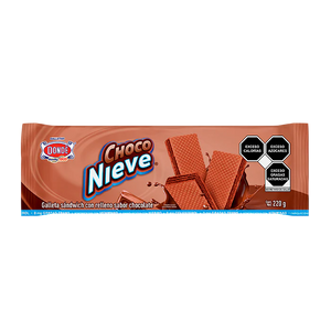 GALLETAS GAUFRETTE CHOCO NIEVE DONDE PAQUETE 220  GR.