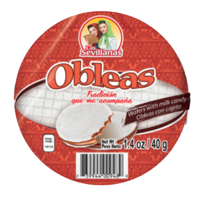 OBLEA LAS SEVILLANAS 40 GRS PZA 40  GR.