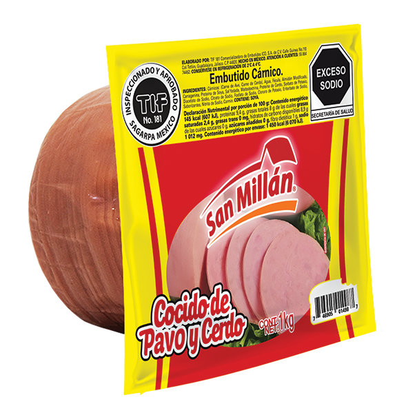 COCIDO  REBANADO  SAN MILLAN 1  KG.