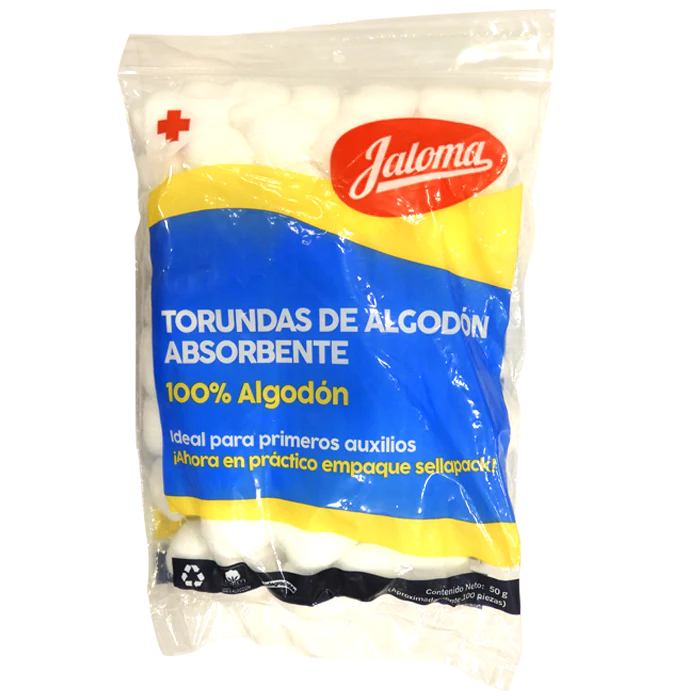 ALGODON ABSORVENTE TORUNDA 50  GR.