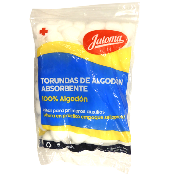 ALGODON ABSORVENTE TORUNDA 50  GR.