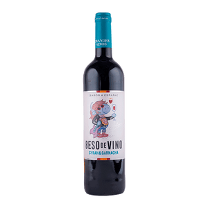 VINO TINTO BESO DE VINO SYRAH GARNACHA 750  ML.