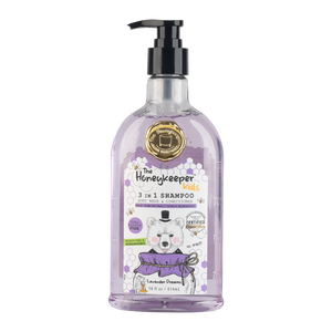 JABON LIQUIDO 3 EN 1 THE HONEYKEEPR SUEÑOS DE LAVANDA 414  ML.