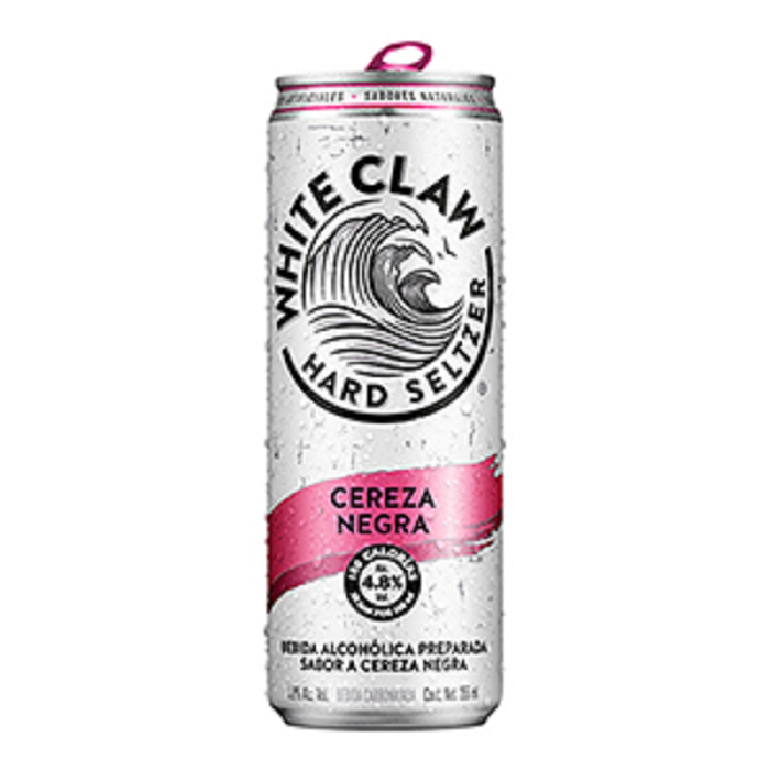 HARD SELTZER WHITE CLAW CEREZA NEGRA LATA 355  ML.