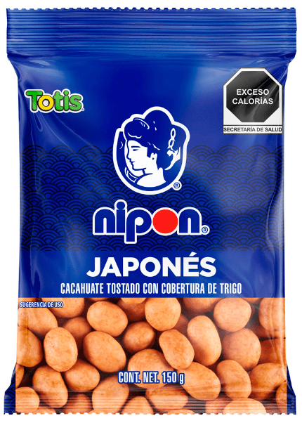 NIPON CACAHUATE TOSTADO JAPONES 150 G 150  GR.