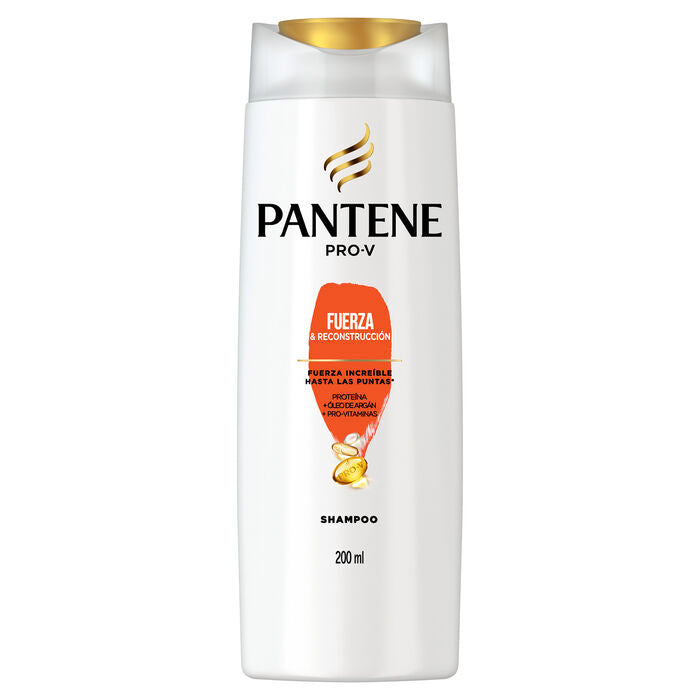 SHAMPOO PANTENE FUERZA RECONSTRUCIÓN 200  ML.