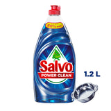 DETERGENTE LIQUIDO LAVATRASTES SALVO POWER CLEAN 1.200  LT.