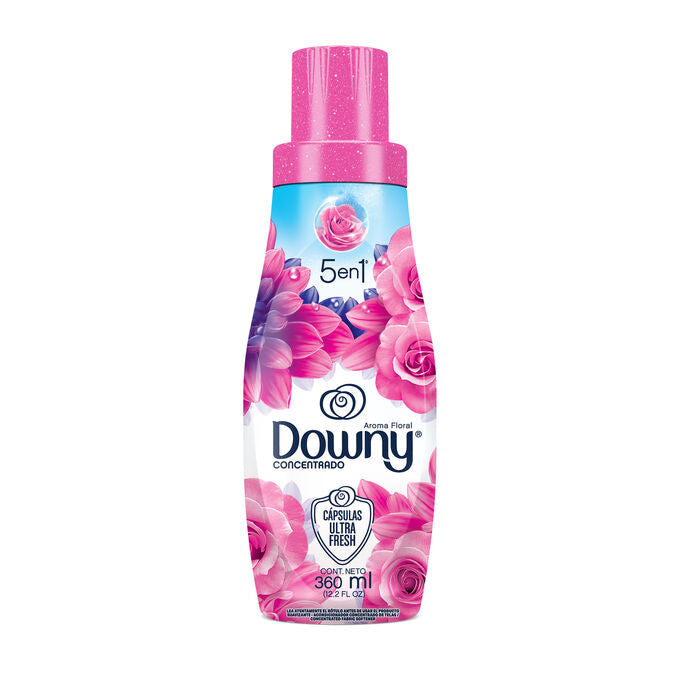 SUAVIZANTE DE TELAS DOWNY LE AROMA FLORAL 360  ML.