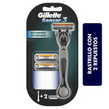 GILLETTE SENSOR 3 MÁQUINA PARA AFEITAR RECARGABLE 3  PZA.