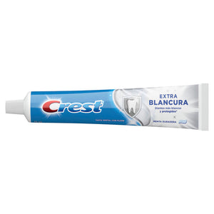 CREMA DENTAL CREST MENTA EXTRA BLANCURA CON FLÚOR 75  ML.