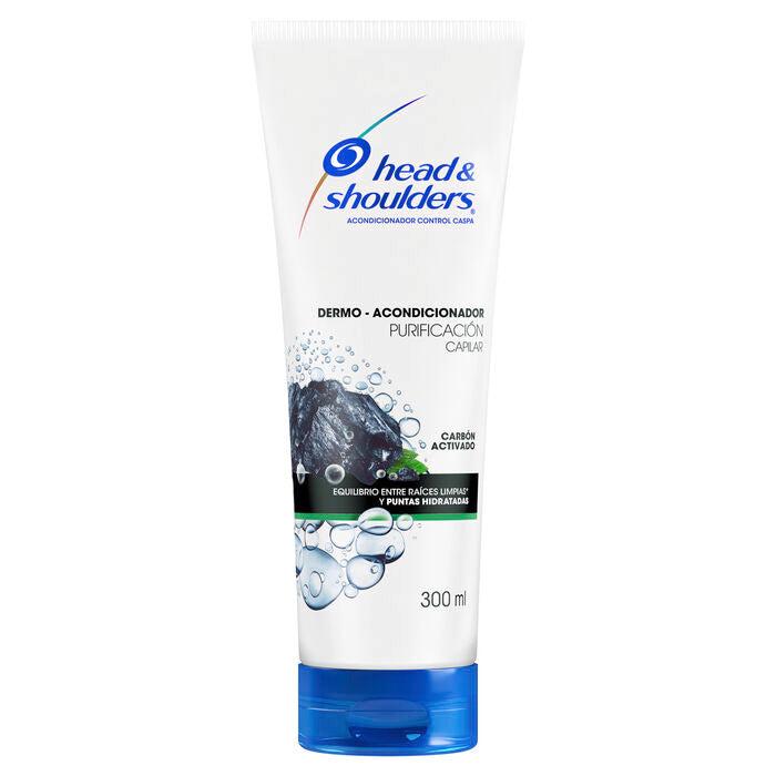 ACONDICIONADOR HEAD & SHOULDERS CARBÓN ACTIVADO DERMO PURIFICACIÓN CAPILAR 300  ML.