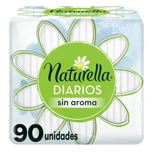 PANTIPROTECTORES NATURELLA DIARIOS SIN AROMA 90  PZA.