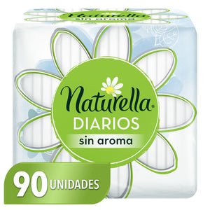 PANTIPROTECTORES NATURELLA DIARIOS SIN AROMA 90  PZA.