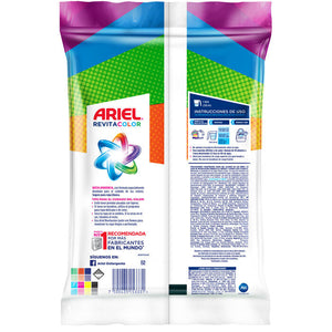 DETERGENTE EN POLVO ARIEL REVITACOLOR 850  GR.