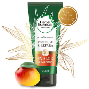 ACONDICIONADOR HERBAL ESSENCES ALOE & MANGO 250  ML.