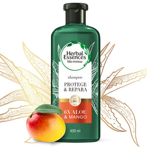 SHAMPOO HERBAL ESSENCES ALOE & MANGO 400  ML.