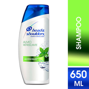 SHAMPOO HEAD & SHOULDERS ALIVIO REFRESCANTE 650  ML.