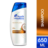 SHAMPOO HEAD & SHOULDERS HIDRATACIÓN 650  ML.