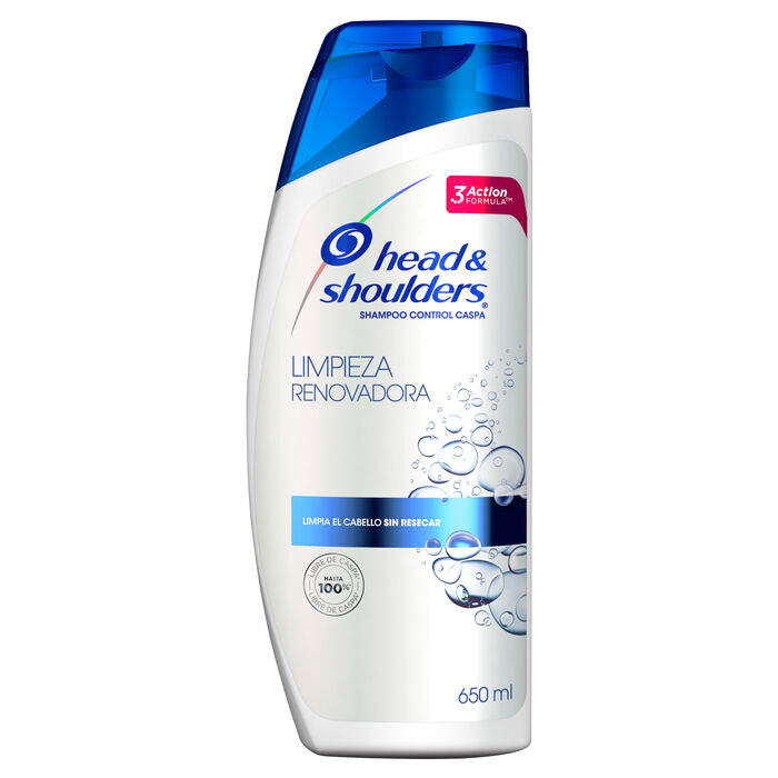 SHAMPOO HEAD & SHOULDERS LIMPIEZA RENOVADORA 650  ML.