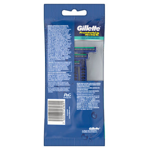 GILLETTE PRESTOBARBA 2 MÁQUINA PARA AFEITAR DESECHABLE CABEZA MÓVIL 3  PZA.