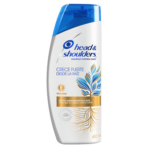 SHAMPOO HEAD & SHOULDERS CRECE FUERTE DESDE LA RAÍZ 650  ML.