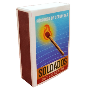 FÓSFORO BOLSILLO SOLDADOS 10  PZA.