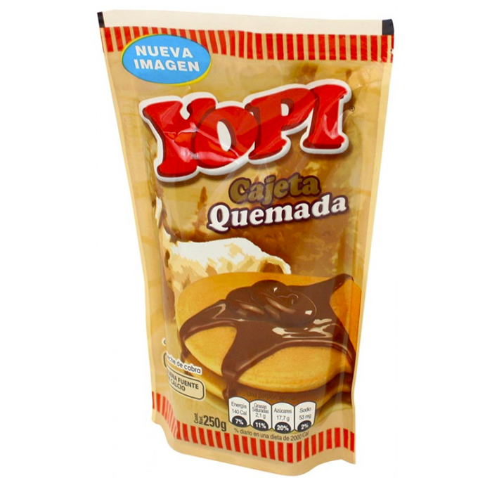 CAJETA YOPI QUEMADA DOY PACK 250  GR.