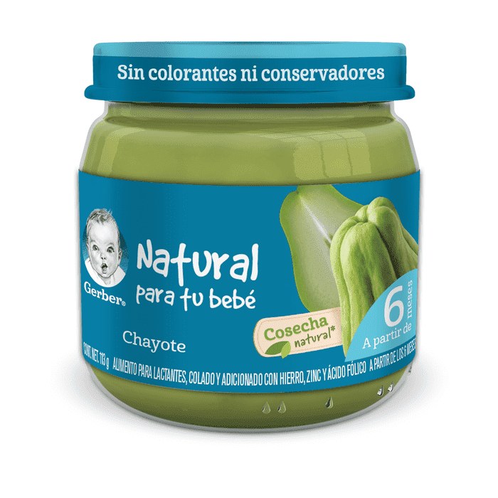 GERBER 1DA ETAPA CHAYOTE FRASCO 113  GR.