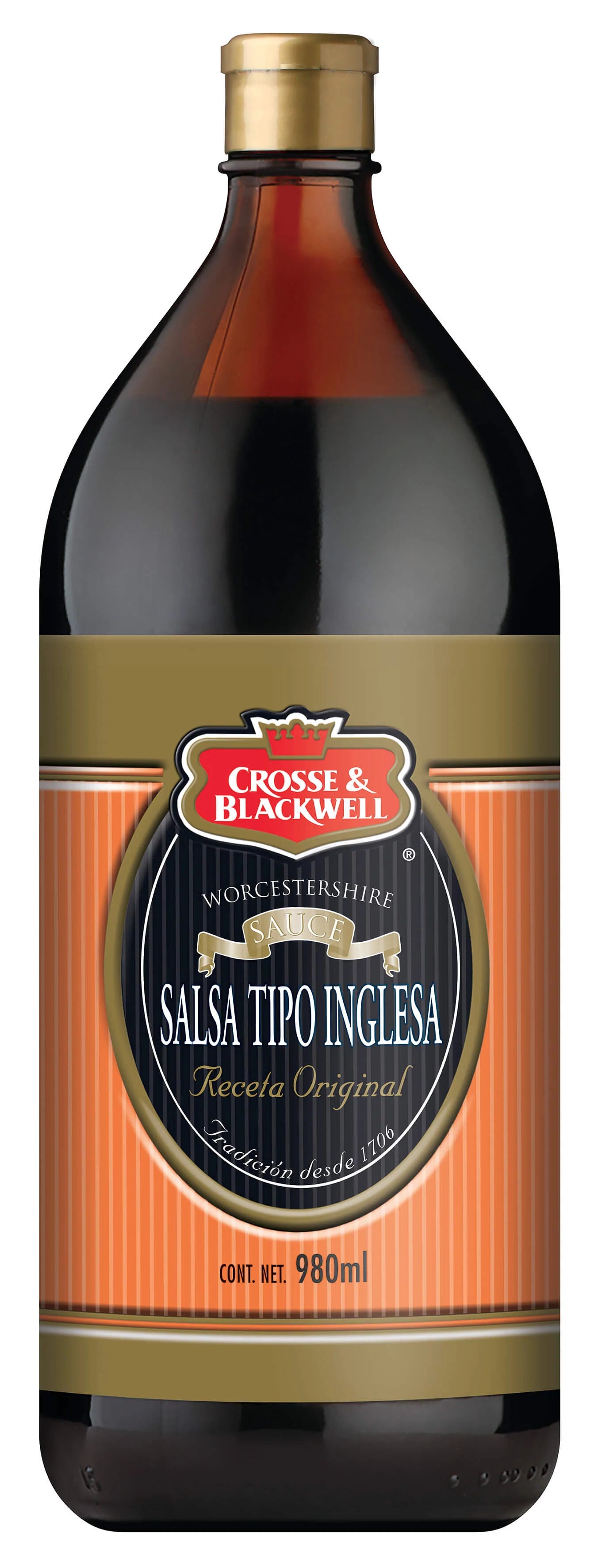 SALSA INGLESA WORCESTERSHIRE C&B BOTELLA 980  ML.