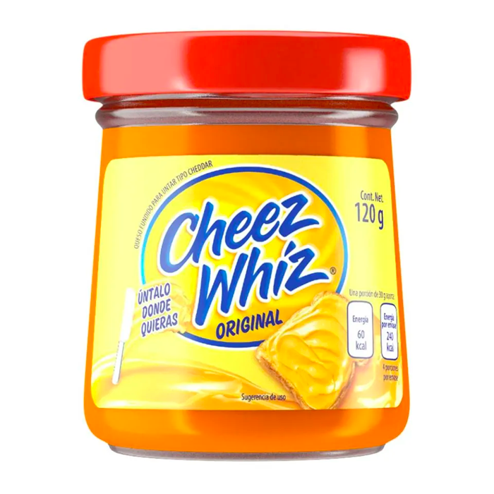 QUESO FUNDIDO CHEEZ WHIZ 120  GR.