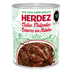 CHILES CHIPOTLES HERDEZ ENTEROS EN ADOBO 2.750  KG.