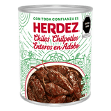 CHILES CHIPOTLES HERDEZ ENTEROS EN ADOBO 2.750  KG.