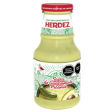 SALSA GUACAMOLE PICANTE HERDEZ BOTELLA 240  GR.