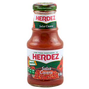 SALSA CASERA  HERDEZ BOTELLA 240  GR.