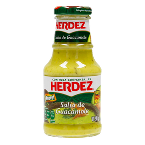 SALSA  DE GUACAMOLE HERDEZ BOTELLA 240  GR.