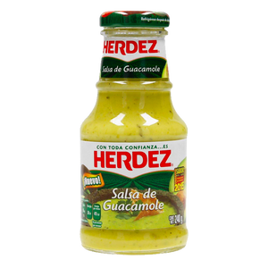 SALSA  DE GUACAMOLE HERDEZ BOTELLA 240  GR.