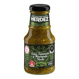 SALSA TATEMADA Y MARTAJADA VERDE HERDEZ BOTELLA 240  ML.