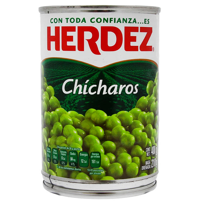 CHÍCHARO FINO HERDEZ LATA 400  GR.