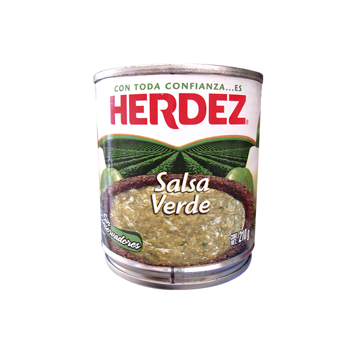 SALSA VERDE HERDEZ LATA 210  GR.