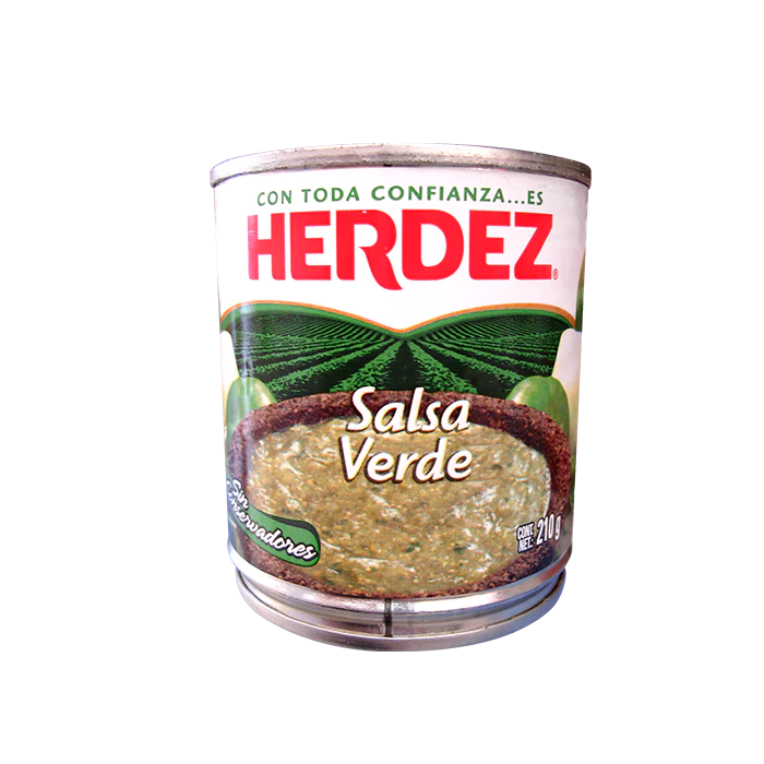 SALSA VERDE HERDEZ LATA 210  GR.