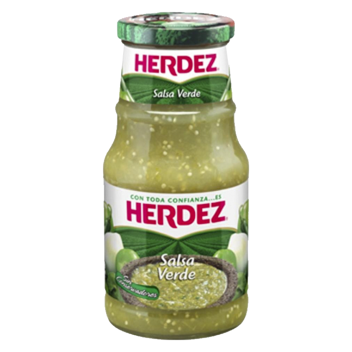 SALSA CASERA VERDE HERDEZ BOTELLA 453  GR.