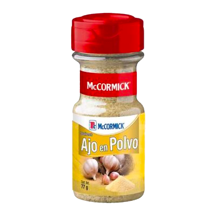 AJO EN POLVO MCCORMICK FRASCO 77  GR.