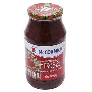 MERMELADA DE FRESA McCORMICK FRASCO 980  GR.