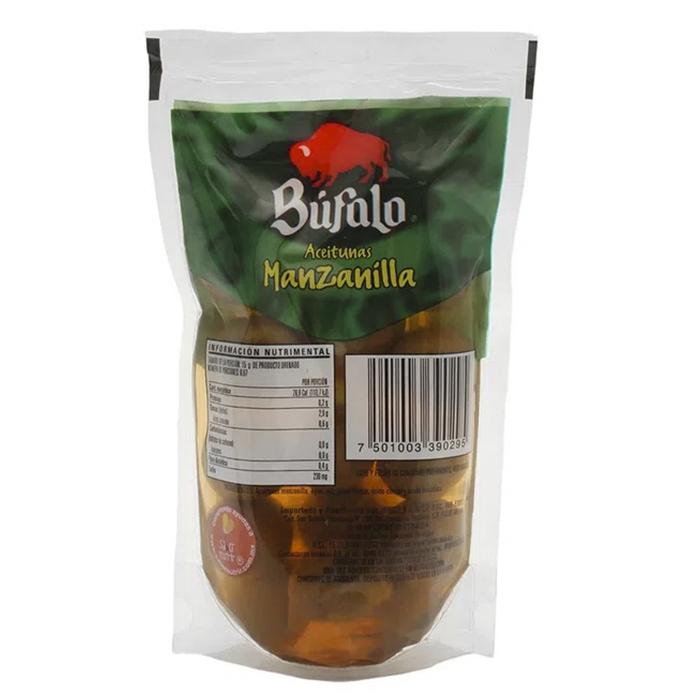 ACEITUNA MANZANILLA C/HUESO BUFALO 190  GR.